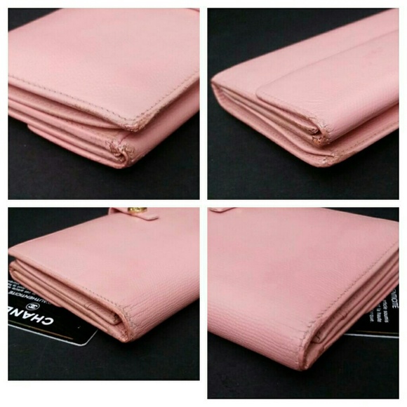 Authentic Chanel Leather Wallet +Authenticity Card - Picture 8 of 8